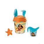 Seau - vaiana - 17 cm - multicolore - 5 accessoires - pour enfants � partir de 24 mois