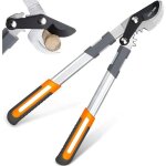 S�cateur de 50 cm syst�me de coupe � engrenages multi - �paisseurs peut couper des branches �paisses ...