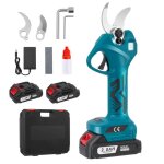 S�cateur �lectrique sans fil avec 2 piles de 2000 mah et 1 paire de lames de rechange - 550 w moteur ...