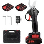 Sécateur Électrique sans fil 25mm secateur electrique professionnel 2 rechargeables 21v batteries 1200w ... Sécateur Électrique sans fil 25mm secateur electrique professionnel 2 rechargeables 21v batteries 1200w ...