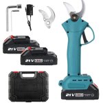 S�cateur �lectrique sans fil brushless avec 2 batteries?1 lame rempla�able s�cateur professionnel pour ...