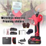 S�cateur �lectrique sans fil avec �cran lcd fonctionne avec un moteur sans balais adapt� aux vergers ...