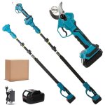 Sécateur Électrique télescopique 40mm avec 2. 8 mètres perche secateur electrique sans fil avec 1 x 5. ... Sécateur Électrique télescopique 40mm avec 2. 8 mètres perche secateur electrique sans fil avec 1 x 5. ...