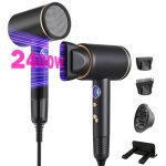 S�che - cheveux - wenzyliquox - ionique pro - 2400w - 40 000 tr / min - accessoires 4 en 1