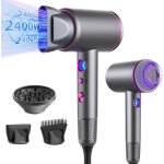 Sche - cheveux pro 2400w - x3 temp / vit + boucl & silencieux (voyage)