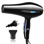 Sèche - cheveux professionnel à ions négatifs séchage rapide air chaud et froid buse dair concentré Sèche - cheveux professionnel à ions négatifs séchage rapide air chaud et froid buse dair concentré