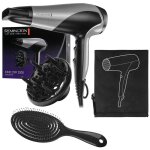 Sche cheveux - remington - d3190s - ionique 2200w avec diffuseur concentrateur brosse antistatique et ...