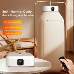 S�che - linge �lectrique pliant - s�chage intelligent uv - portable pour voyage / maison - s�choir � ...