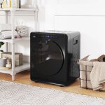 S�che linge � �vacuation s�che - linge �lectrique 1000 w 4 kg 6 modes de s�chage minuterie acier inoxydable ...
