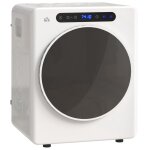 Sche linge  vacuation - homcom - 1000 w 3 kg - 6 modes de schage minuterie - acier inoxydable - 49 ...