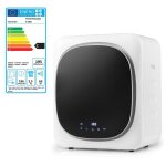 Sche - linge portable 800w costway - tambour en acier inoxydable 4kg - cran tactile led - schage intelligen ...