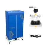 S�che - linge portable puissance de 1200 - 1500w 3 modes de s�chage bleu