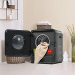 S�che - linge ventil� avec tambour en acier inoxydable s�che - linge mural de 830 watts avec protection ...