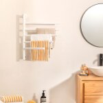 Sèche - serviettes électrique - create - warm towel minimal - 80w - barres pivotantes - inox Sèche - serviettes électrique - create - warm towel minimal - 80w - barres pivotantes - inox