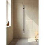S�che - serviettes �lectrique - create - warm towel tube - 60w / 120w - design vertical - acier inoxydable ...