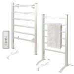 Sche - serviettes lectrique mural avec 6 barres & minuterie porte serviettes et che - serviettes multifonct ...