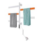 S�che - serviettes �lectrique rotatif � 180� - radiateur intelligent � �cran tactile led - porte - serviettes ...