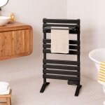 Sche - serviettes lectrique - warm towel - 500w - mural ou au sol - minuterie 8h - cran lcd