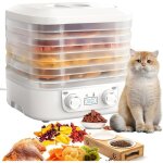 S�choir � fruits �lectrique � 5 plateaux minuterie de temp�rature r�glable d�shydrateur silencieux �conome ...