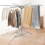 S�choir � linge etendoir � linge pliable int�rieur et ext�rieur s�che linge avec 4 bras de crochet hauteur ...