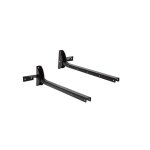 S�choir � linge mural - sauvic - 89440 - acier noir - rabattable - r�sistant � la rouille