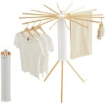 Séchoir à linge sur trépied octobus séchoir à rayons en éventail avec 16 tiges pour intérieur et extérieur(boi ... Séchoir à linge sur trépied octobus séchoir à rayons en éventail avec 16 tiges pour intérieur et extérieur(boi ...