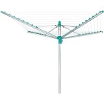 Schoir parapluie linomatic 500 easytendoir  linge 50 m avec douille de fixation et systme easy - ...