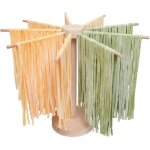 Schoir  pates en bois schoir  spaghetti pliable avec 9 barres peut contenir 45kg de nouilles pasta ...