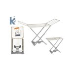 Sechoir resine 23 metres blanc et pieds anthracite