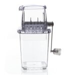 Secret de gourmet - broyeur � glace manuel - lames en m�tal - 16 x 24 cm transparent yyv