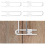 Securite placard enfant4 pack bloc placard bebe - scurit enfants en u scurit de porte enfant conviennent ...