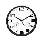 Segnale horloge murale avec thermom�tre et hygrom�tre 25 cm blanc ko - 837362300bila