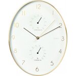 Horloge murale - segnale - ko - 837362270 - 345 cm - thermomètre - hygromètre - cadre doré Horloge murale - segnale - ko - 837362270 - 345 cm - thermomètre - hygromètre - cadre doré