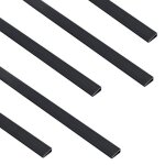 Sekey lot de 5 profils de finition pour brise - vue pvc clture 1 mtre chacun anthracite