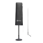 Sekey housse parasol double 160 x 52 / 60 cm imperm�able anti - uv avec b�ton gris fonc�