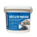 Sel dneigement cologique magnsium seau 4kg anti - verglas longue dure - 30 c respectueux animaux ...