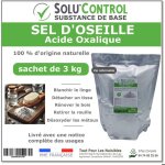 Sel d?oseille 3 kg - acide oxalique 100% naturel - blanchir dtacher rnover et dsoxyder