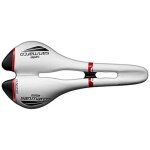 Selle san marco - selle aspide open - fit racing narrow 901ln403 blanc - noir - rouge Selle san marco - selle aspide open - fit racing narrow 901ln403 blanc - noir - rouge
