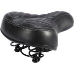Selle de v�lo - ergonomique - noir - pu imperm�able - 25x20cm - confort optimal