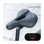 Selle de v�lo - rockbros - ultra confortable - gel ergonomique - lampe rouge - amortisseur � double ressort ...
