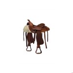 Selle de western pour cheval lakota reiner prime quarter - marron - 155