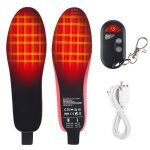 Semelles chauffantes lectriques usb - bytelike - 3 niveaux de chaleur - pour skis dhiver