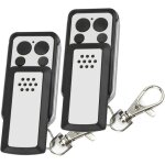 Semelo lot de 2 tlcommandes de portail pour avidsen 114253 104257 104251 compatible avec la marque ...