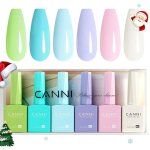 Semi - permanent gel nail polish 6 colours set uv nail polish brown grey blue semi - permanent set valentinsta ...