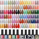 Semi - permanent nail polish 55 colours u v semi - permanent gel polish with 1 base coat 4 top coat shiny ...