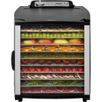 S�choir pour fruits et l�gumes - sencor - sfd 7000bk - 800 w - 11 plateaux - temp�rature r�glable 35 ...