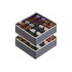 S�parateurs de tiroir en tissu pliables pour commode et armoire - rangement de chaussettes sous - v�tements ...