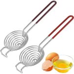 S�parateur d?ufs en acier inoxydable 2 pi�ces s�parateur de blanc d?uf s�parateur pour blanc d?uf et ...