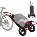 Sepnine remorque de v�lo pliable cadre en aluminium pneus gonflables 30 cm charge max. 20 kg