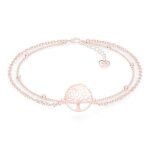 Serasar - bracelet de cheville en argent sterling pour femme life - or rose - bijoux � la mode parfaits ...
